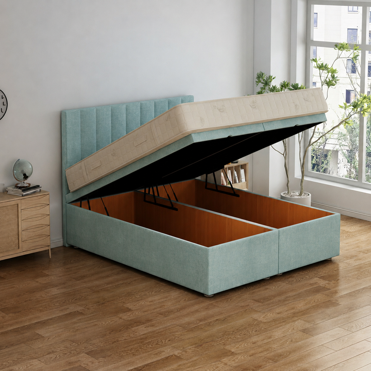 Contour Super Orthopaedic Ottoman Lift Bed Set