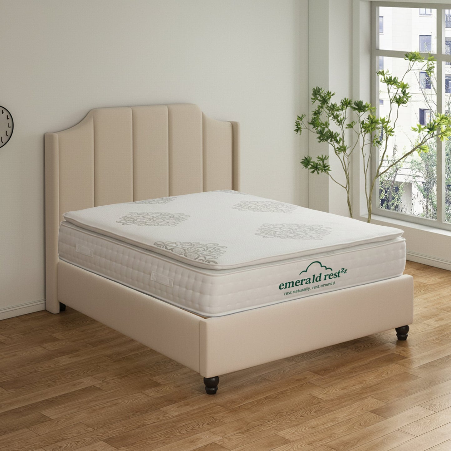 Amara Wingback Bed Frame