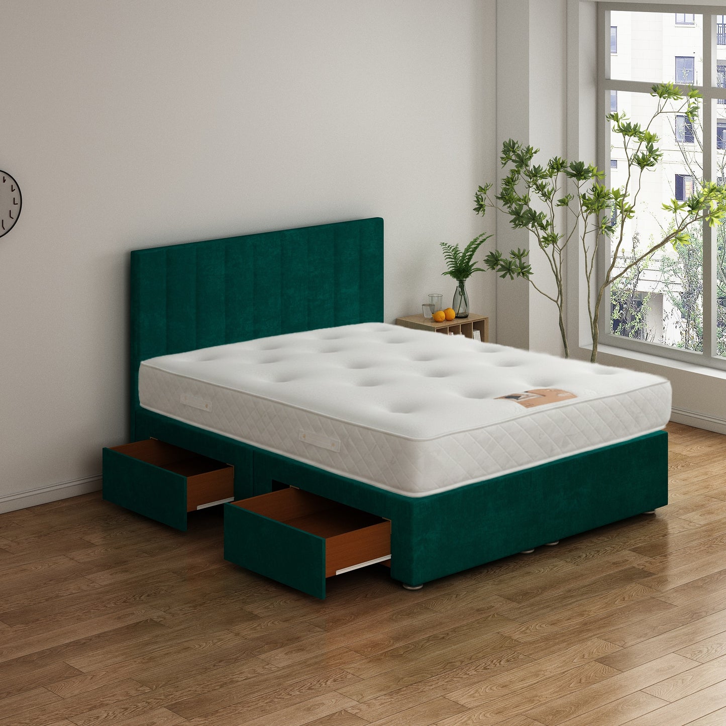 Aspire Coil Sprung Divan Bed Set