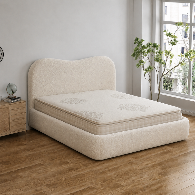 Aria Bouclé Bed Frame