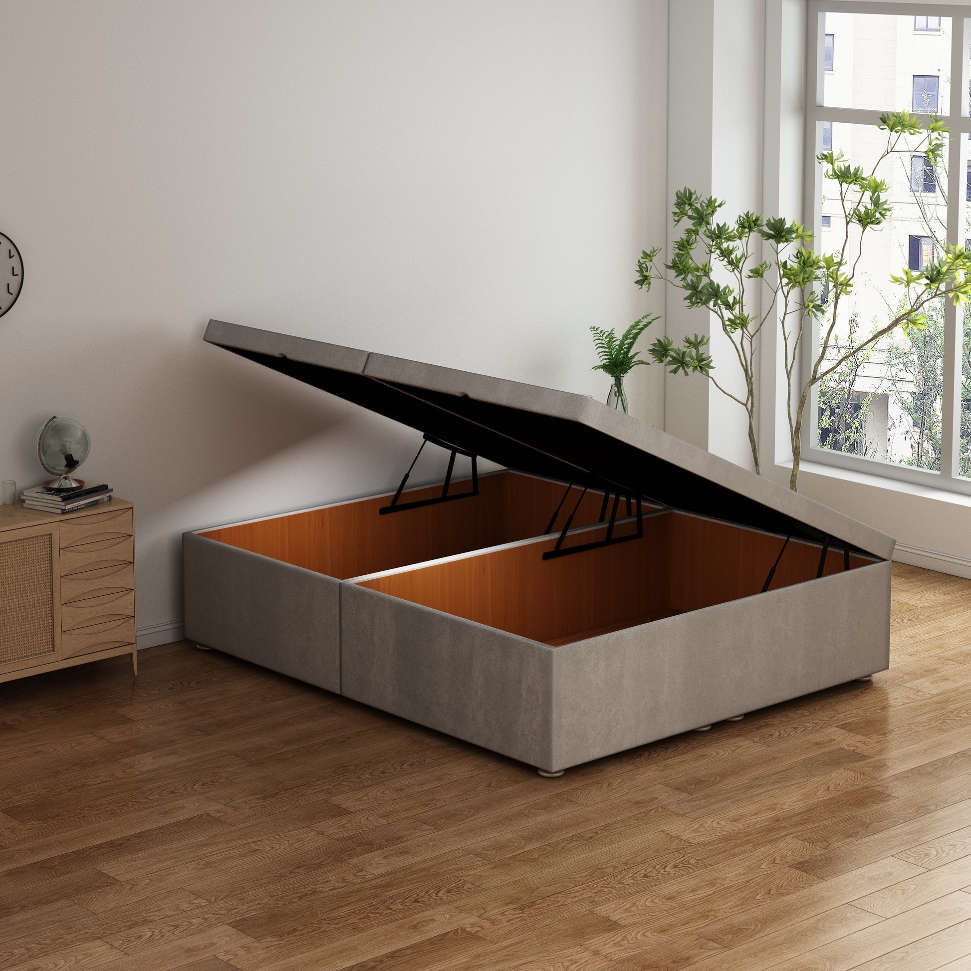 Ottoman Storage Side Lift Divan Bed Base