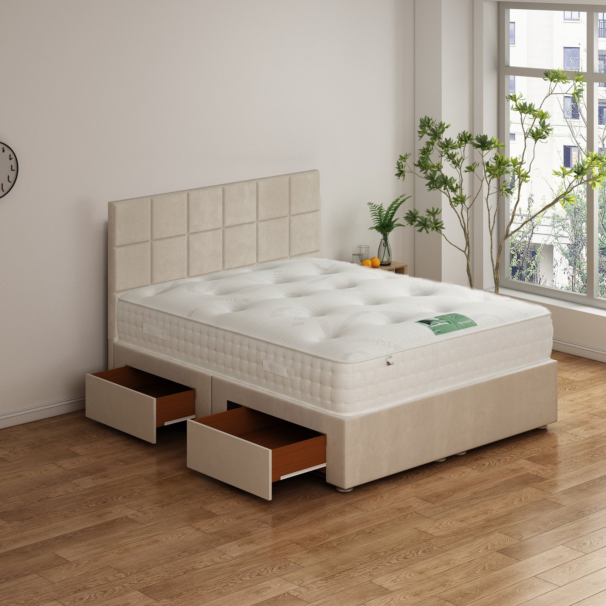 Summit 1000 Pocket Sprung Divan Bed Set